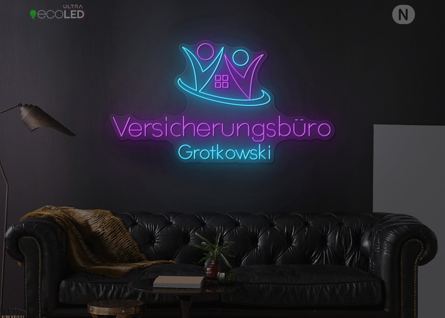 Individuelles Neonschild