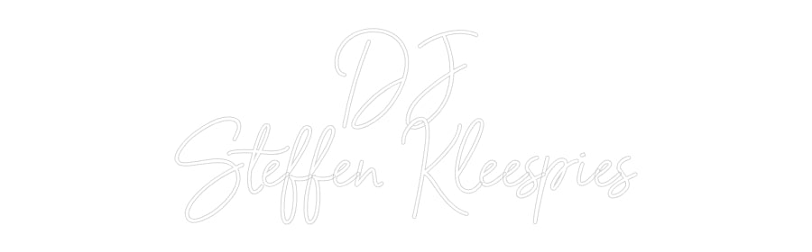 Individuelles Neon: DJ
Steffen K...