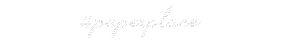 Individuelles Neon: #paperplace