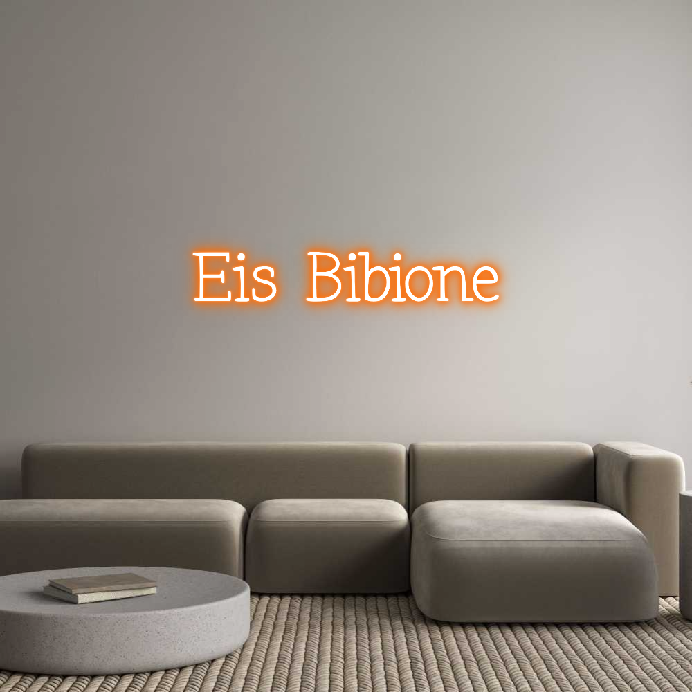 Individuelles Neon: Eis Bibione