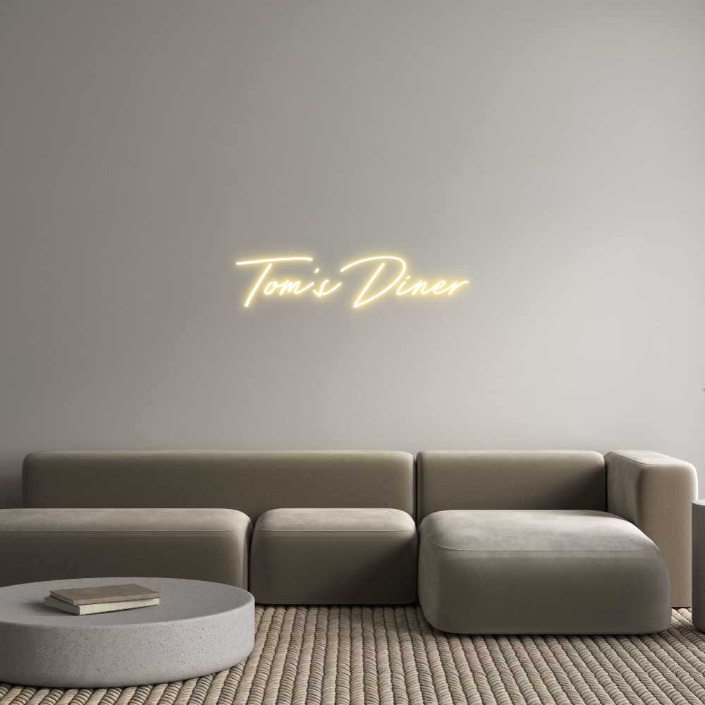 Individuelles Neon: Tom‘s Diner