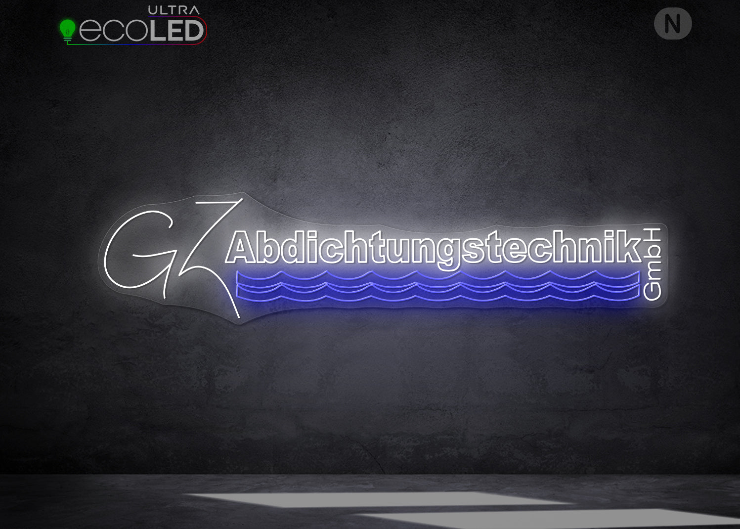 Individuelles Neonschild