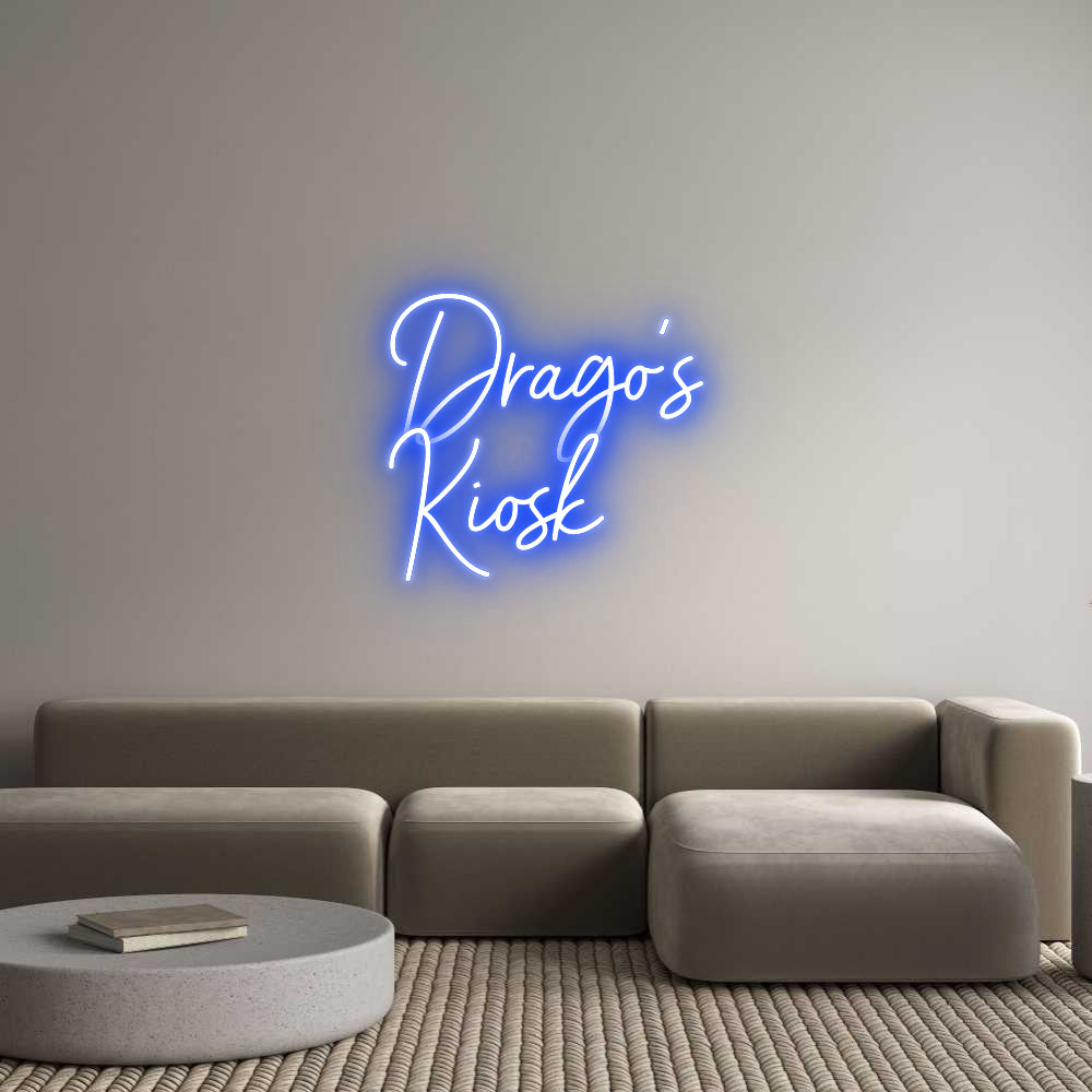 Individuelles Neon: Drago‘s
Kiosk