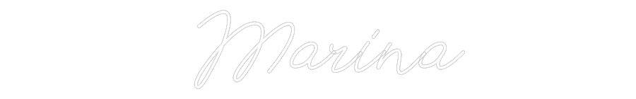 Individuelles Neon: Marina