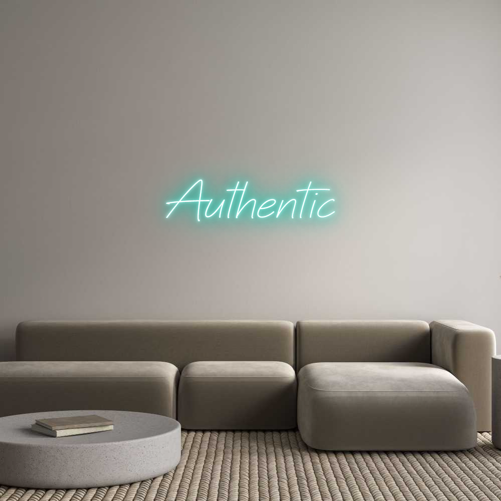 Individuelles Neon: Authentic