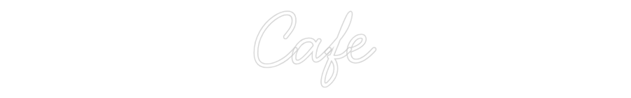 Individuelles Neon: Cafe