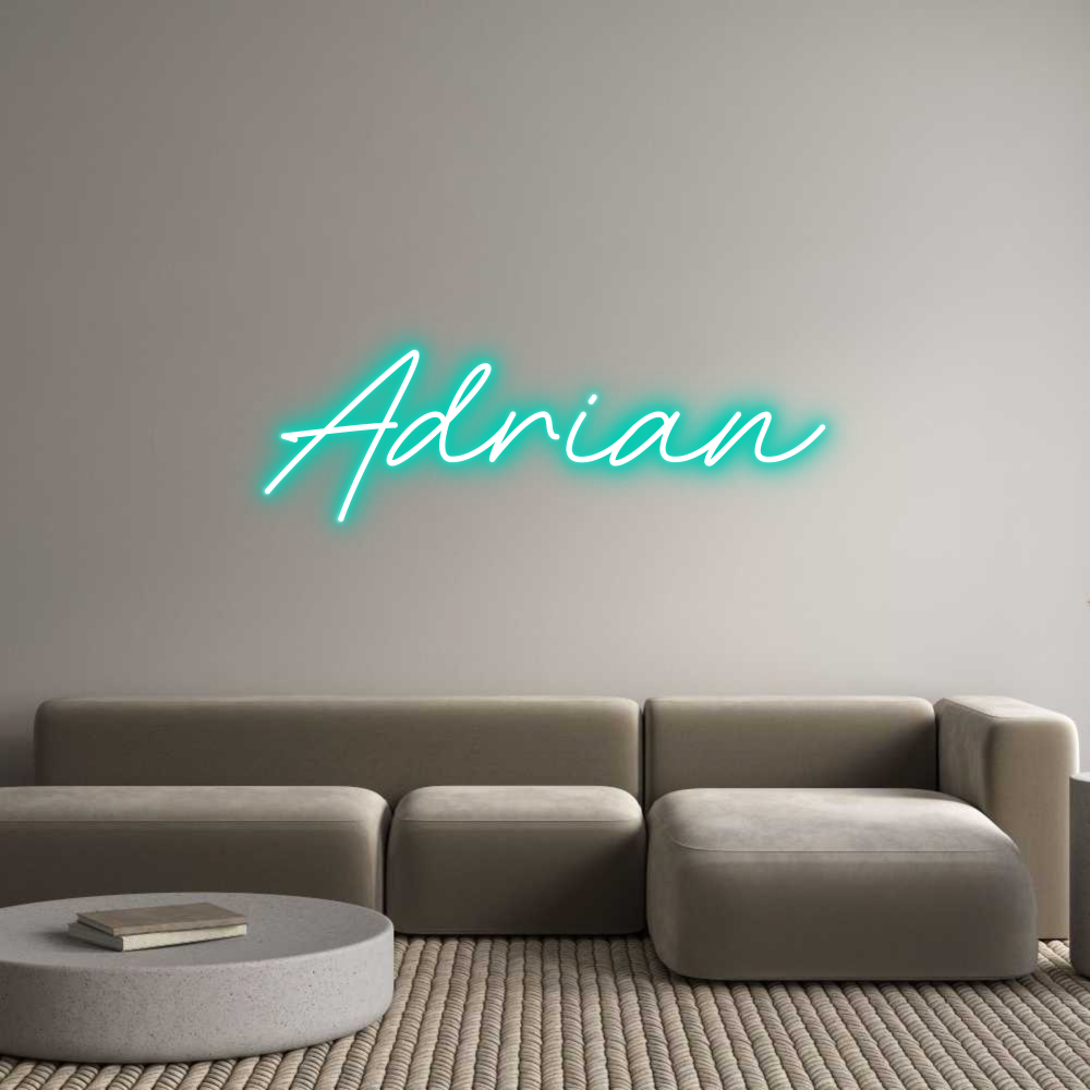 Individuelles Neon: Adrian