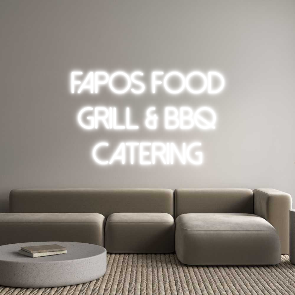 Individuelles Neon: Fapos Food
G...