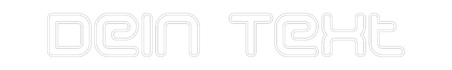 Individuelles Neon: Dein Text