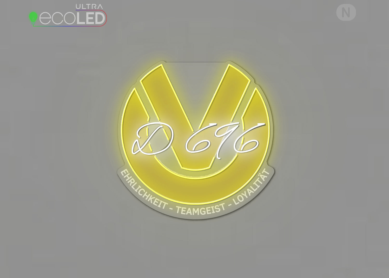 Individuelles Neonschild