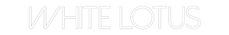 Individuelles Neon: White Lotus