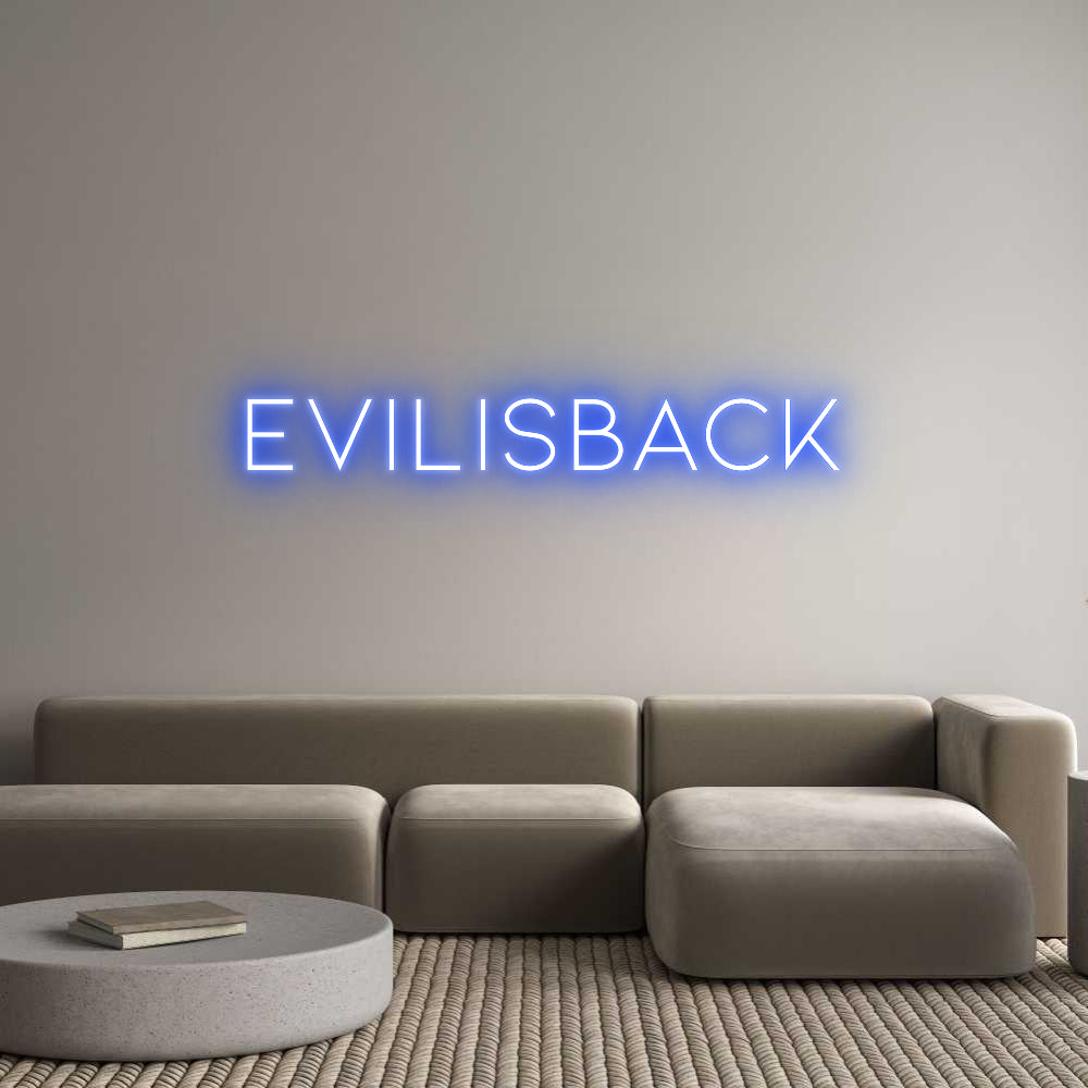 Individuelles Neon: EvilisBack