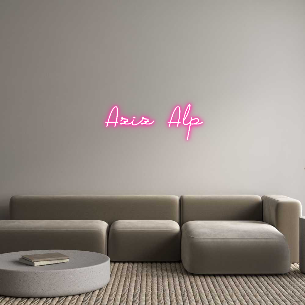 Individuelles Neon: Aziz Alp
