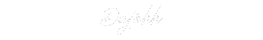 Individuelles Neon: Dajöhh