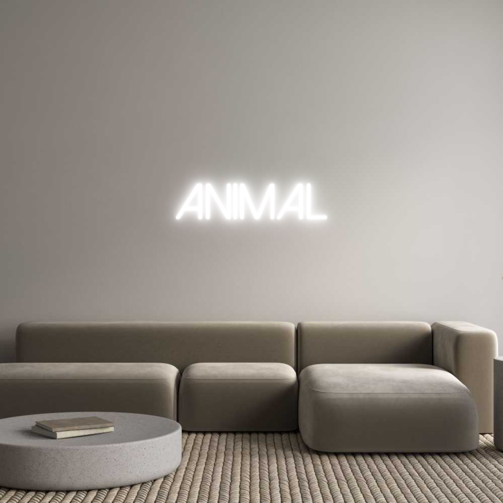 Individuelles Neon: Animal