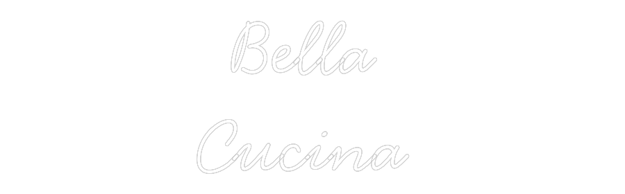 Individuelles Neon: Bella
Cucina