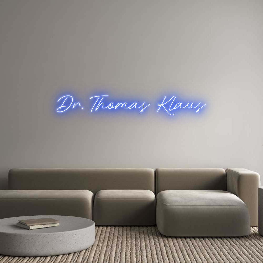 Individuelles Neon: Dr. Thomas Kl...
