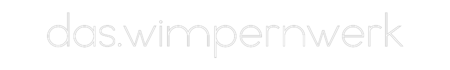 Individuelles Neon: das.wimpernwerk