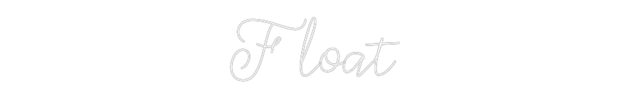 Individuelles Neon: Float