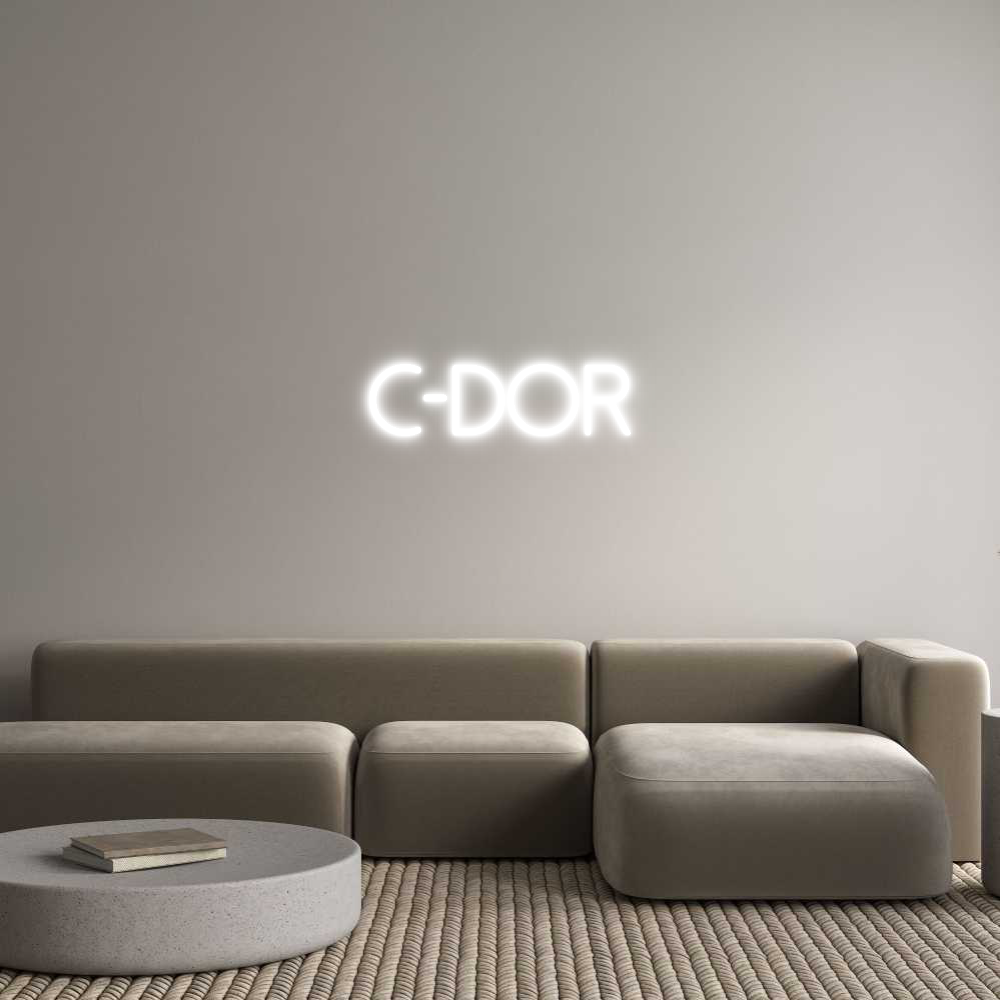 Individuelles Neon: C-DOR