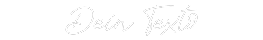 Individuelles Neon: Dein Text9