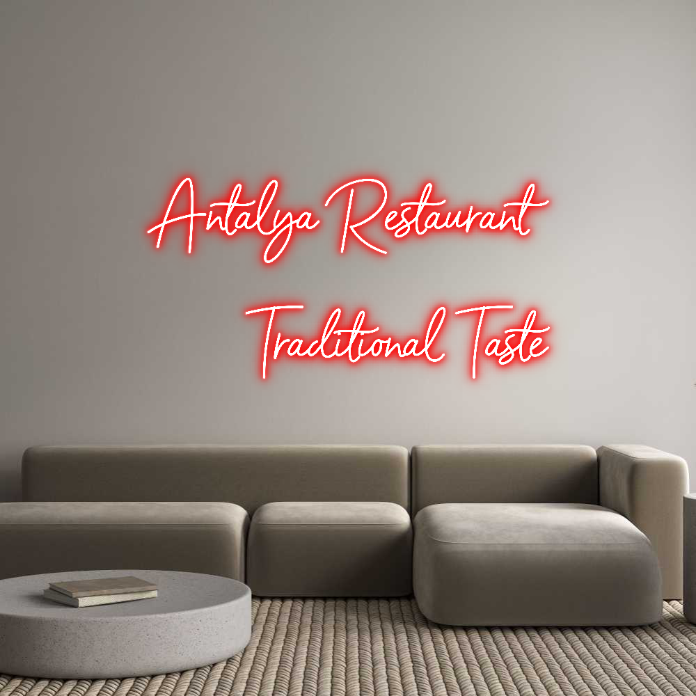 Individuelles Neon: Antalya Resta...