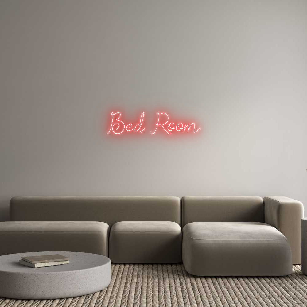 Individuelles Neon: Bed Room