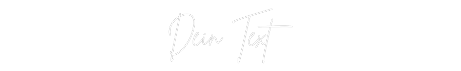 Individuelles Neon: Dein Text