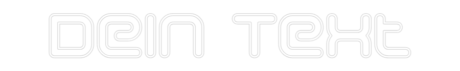 Individuelles Neon: Dein Text