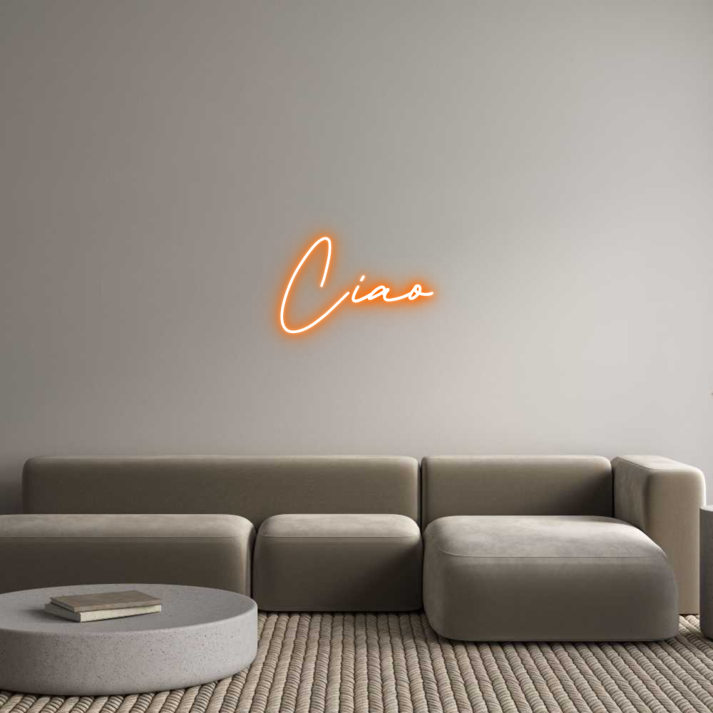 Individuelles Neon: Ciao