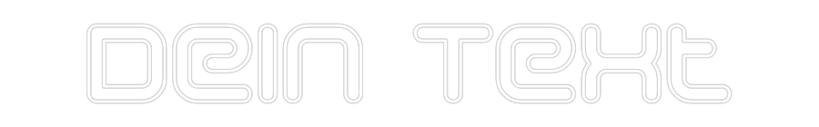 Individuelles Neon: Dein Text