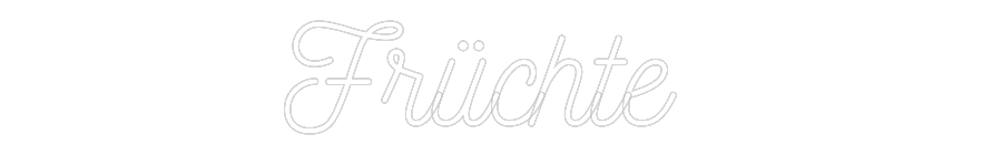 Individuelles Neon: Früchte