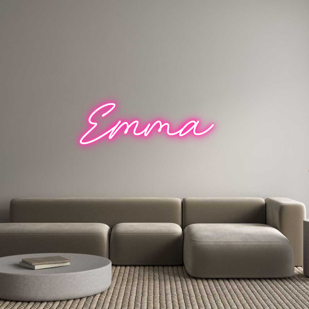 Individuelles Neon: Emma