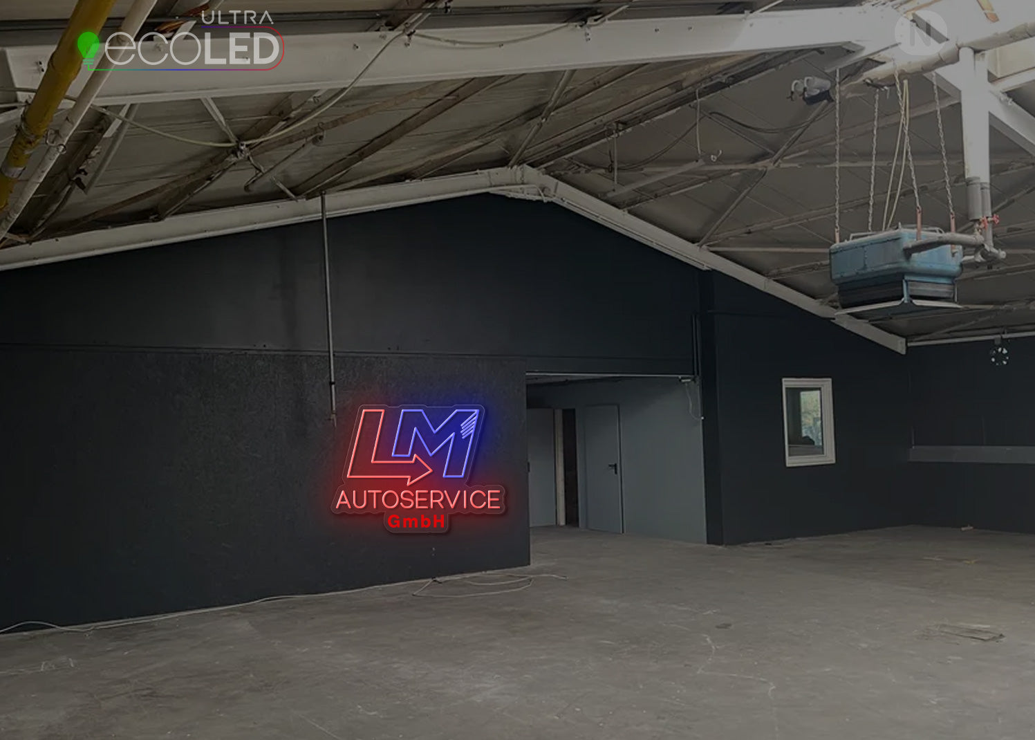 Individuelles Neonschild