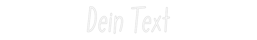Individuelles Neon: Dein Text