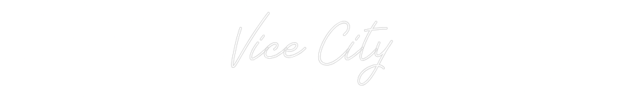Individuelles Neon: Vice City
