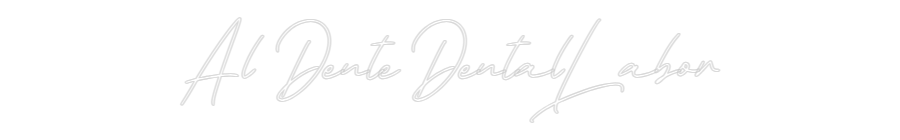 Individuelles Neon: Al Dente Dent...