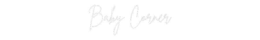 Individuelles Neon: Baby Corner
