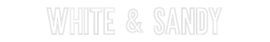 Individuelles Neon: WHITE & SANDY