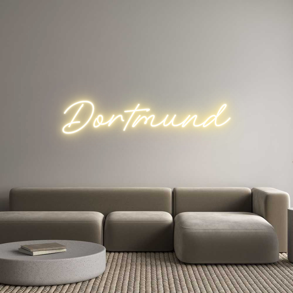 Individuelles Neon: Dortmund