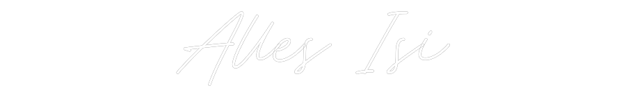 Individuelles Neon: Alles Isi