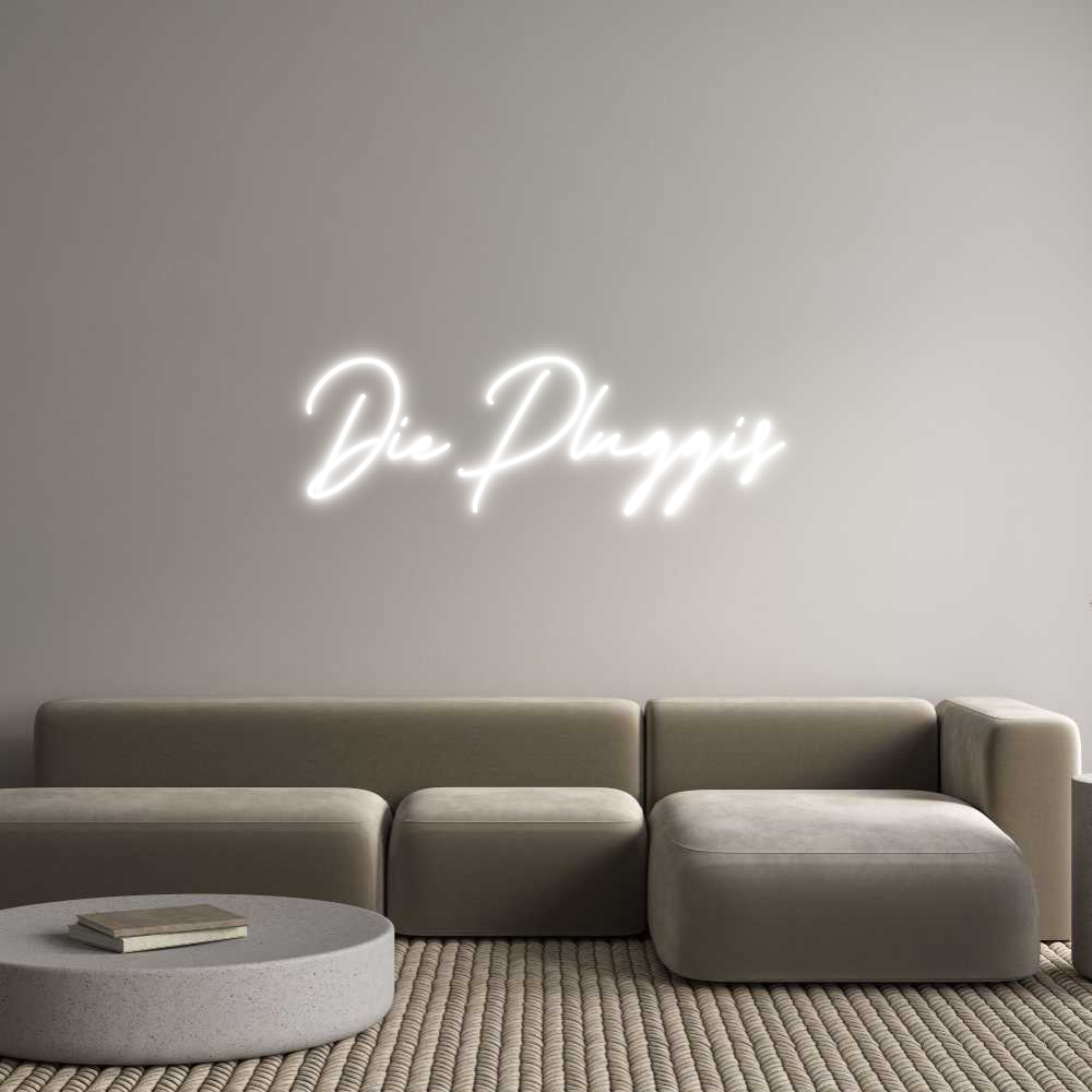 Individuelles Neon: Die Pluggis