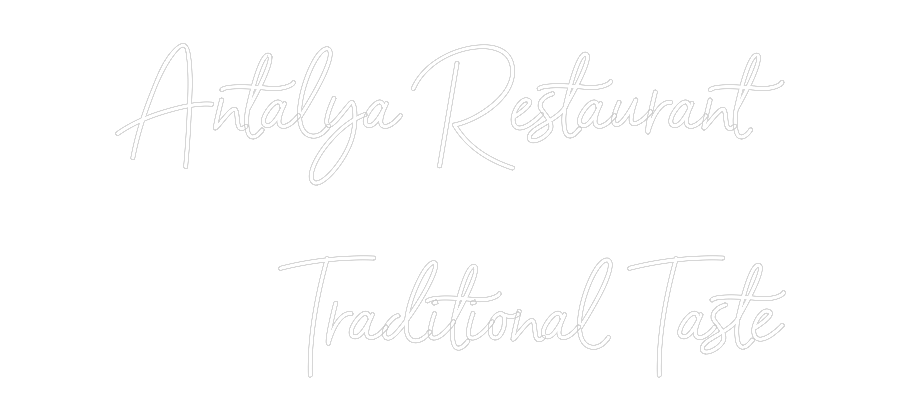 Individuelles Neon: Antalya Resta...