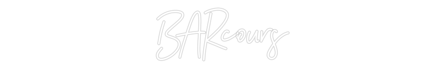 Individuelles Neon: BARcours