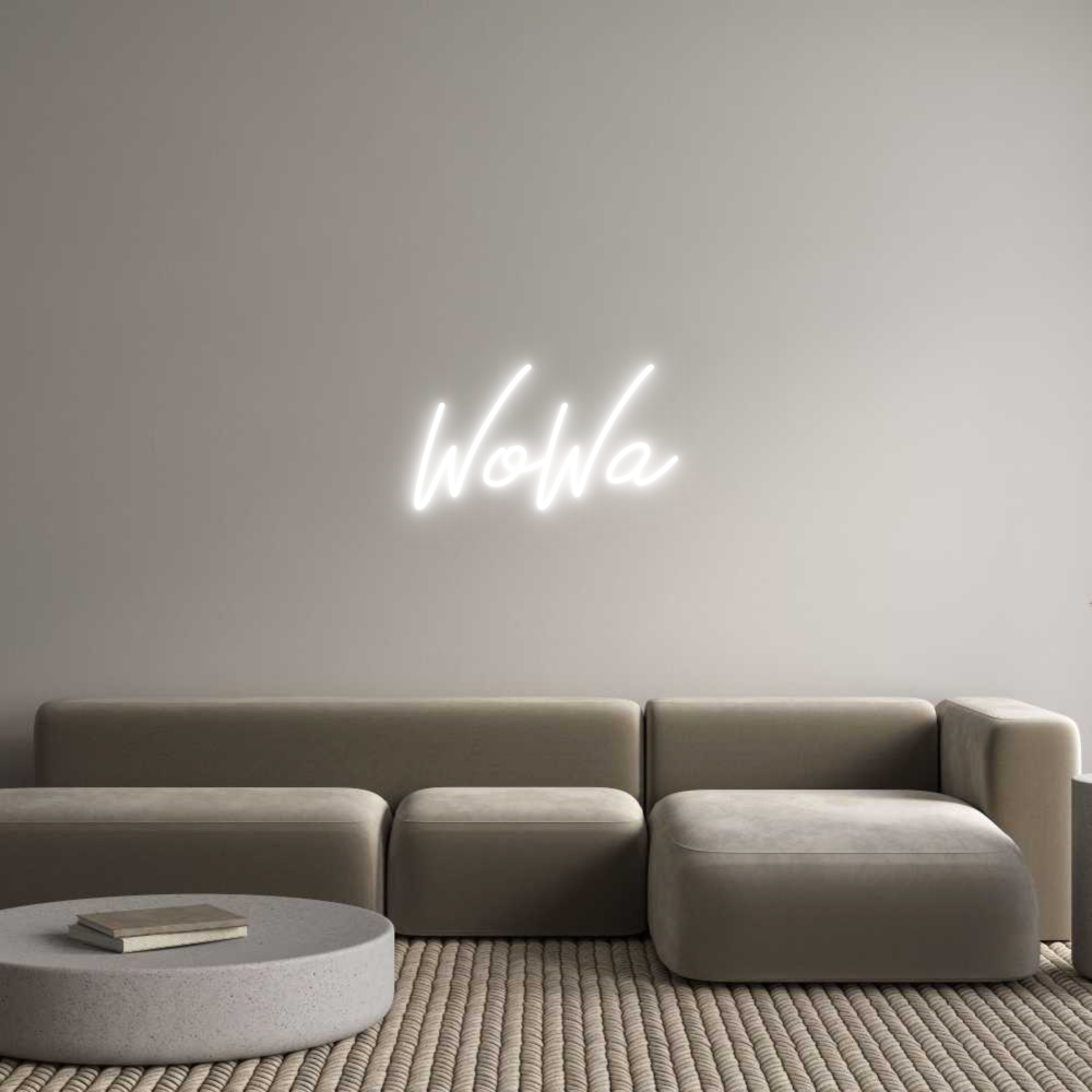 Individuelles Neon: WoWa