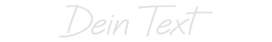 Individuelles Neon: Dein Text