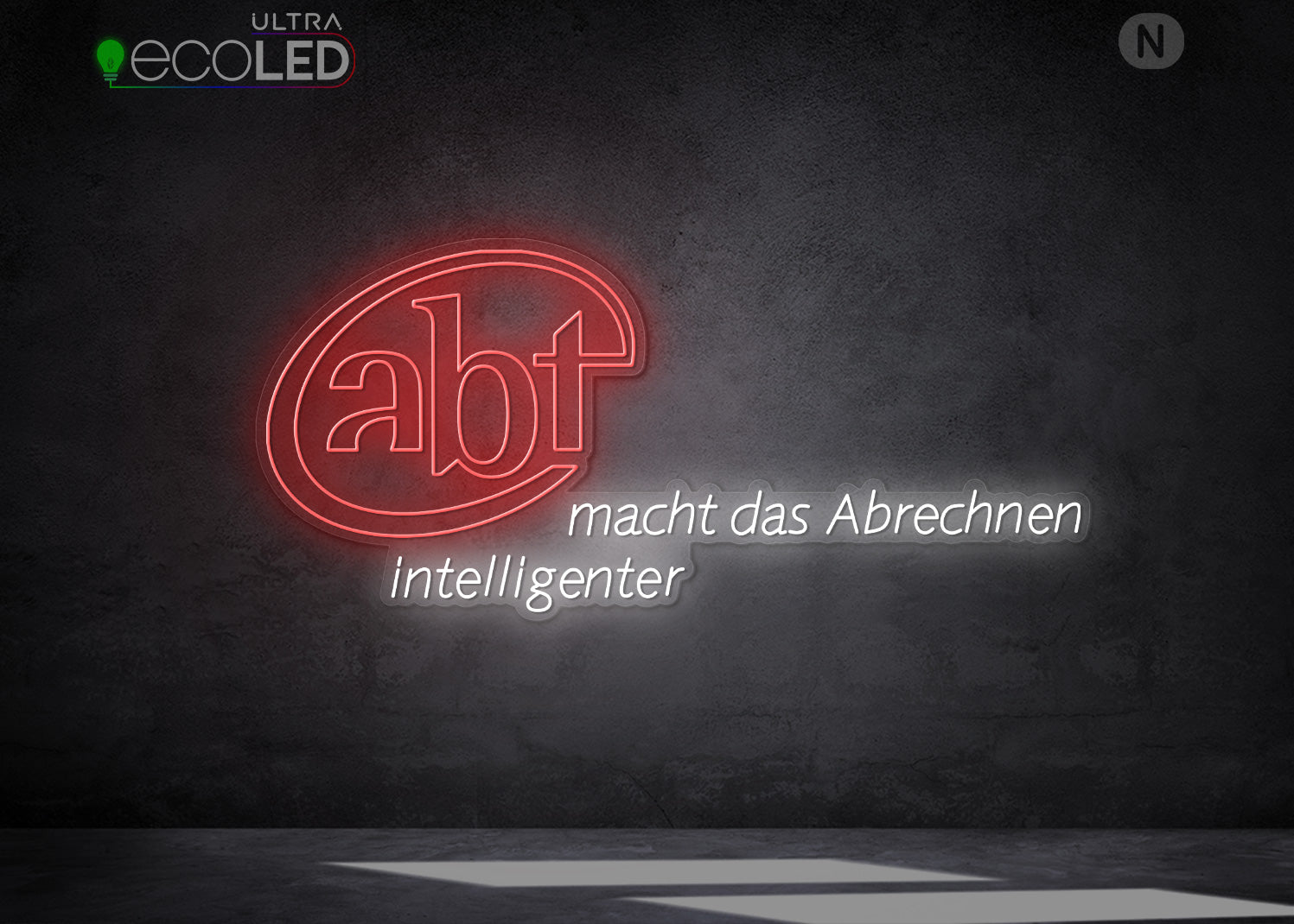 Individuelles Neonschild
