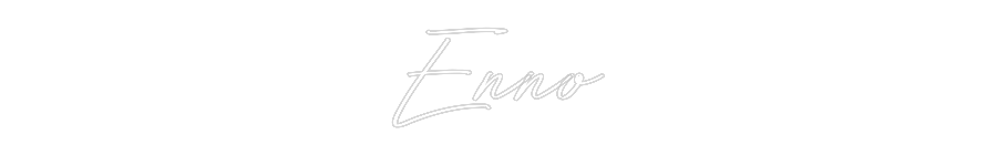 Individuelles Neon: Enno