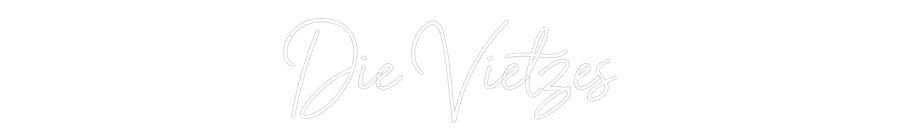 Individuelles Neon: Die Vietzes