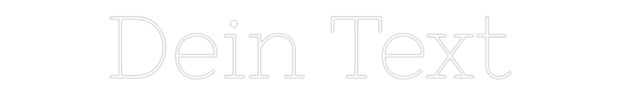 Individuelles Neon: Dein Text